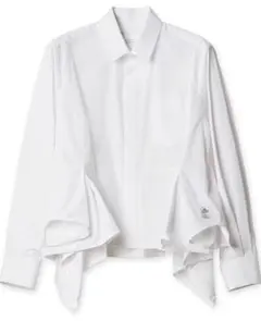 sacai THOMAS MASONコットンポプリンシャツホワイト1S 24SSのサムネイル