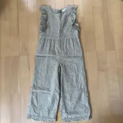 ZARA ベージュ オーバーオール 5-6歳　116cm