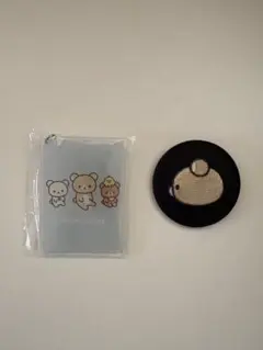 リラックマ アクリルキーホルダー＆ワッペンバッジセットのサムネイル