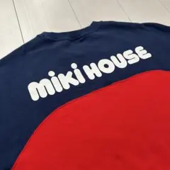 90s Y2k MIKIHOUSE BackLogo Sweat M ミキハウス