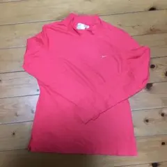 NIKE golf 赤　長袖　カットソーM