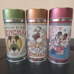 ディズニーリゾート 茶筒風 空き缶 3セット