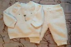 baby GAP フリースクマ トレーナーパンツセット3~6ヵ月　60~70cm