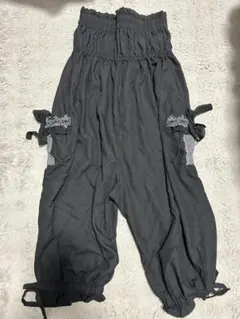 axesfemmeリボン付き黒パンツ