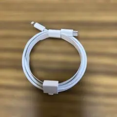 Lightningケーブル ホワイト 標準長　Apple付属品