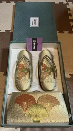 伊と忠　高級和装バッグ、草履セット　お値下 ファッション・雑貨 ファッション 伊と忠 草履バッグセット