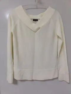 アイボリー セーター M ニット 白 新品