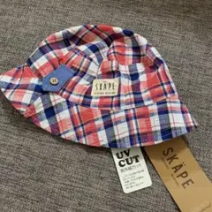 新品　SKÄPE エスケープ UVカット チェック柄シシュノン 46cm