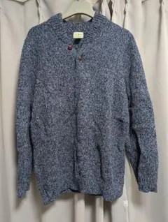 L.L.Bean ウールボタン付きセーター XL