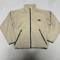 THE NORTH FACE フリースボアジャケット L ベージュ　胸ロゴ刺繍