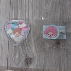 前髪クリップ 3色アイシャドウ【新品未使用未開封】モンチッチ 2個セット