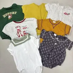 ロンパース　まとめ売り　70 80 半袖　ベビー服　赤ちゃん　ベビー　セット売り