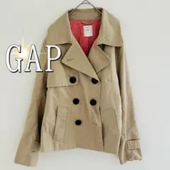 GAP ダブルブレストショートトレンチコート（M）ベージュ　スプリングコートのサムネイル