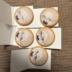 ふわふわ缶バッジ 月島蛍