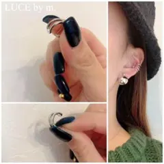 870 シルバー イヤーカフ イヤカフ お洒落 2点セット