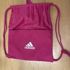 adidas ナップザック ピンク 巾着袋 アディダスのサムネイル