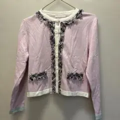 prima scherrer ピンク長袖カーディガン Lサイズのサムネイル