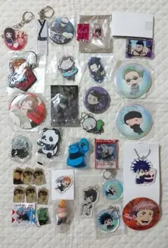 呪術廻戦 缶バッジ アクリルキーホルダー まとめ売り