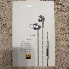 【新品】ONKYO カナル型イヤホンセミオープンE70OMB クチコミで大絶賛！ 人気集中のオンキヨーのカナル型イヤホン「E700M