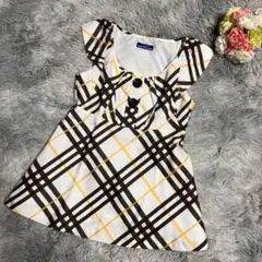 【新品】バーバリーブルーレーベル チェック柄ノースリーブブラウス　38