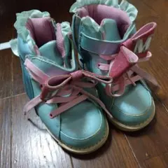 アースマジック♥ 靴 ハイカット スニーカー フリル マフィー 18 