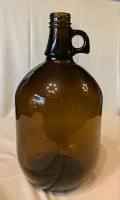 ガロン瓶（遮光瓶）薬品空びん（薬の瓶、クスリの容器、ガラスビン、ガラス瓶）レトロ ガロン瓶（遮光瓶）薬品空びん（薬の瓶、クスリの容器、ガラスビン