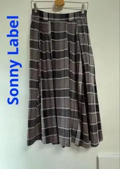 ★Sonny Label★美品★モノトーンチェックのフレアスカート★のサムネイル