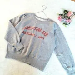 ANDERSON'S BAR スウェット グレー フリーサイズ