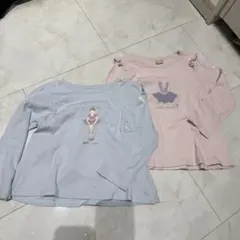 バレエコア 長袖Tシャツ 2枚セット プティマイン