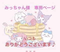 みっちゃん様　専用ページ