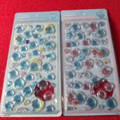 ●しずくちゃん●しずくちゃんÀ● 3Dステッカーシール　2枚セット