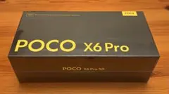 未開封POCO X6Pro 5G ブラック 12GB RAM 512GB ROM