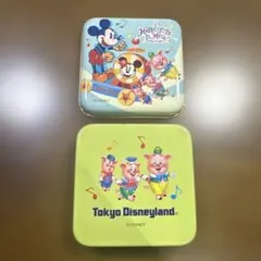 東京ディズニーランド 空き缶 ミッキーマウス・三匹の子ぶた