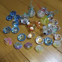 アクリルストーン　金魚のおもちゃ　ヨーヨー