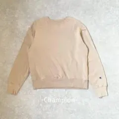 Champion/クルーネックスウェット/M/ベージュ/シンプル/カジュアル
