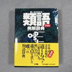 ［日本語教師］使い方の分かる類語例解辞典 新装版 小学館のサムネイル