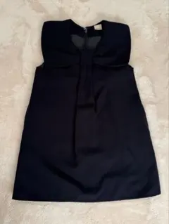 プティマイン♡ネイビー襟つきジャンバースカート　110センチ