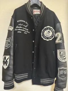 【美品】 McGREGOR スタジャン LL フルデコ仕様 / 袖カウレザー 極美品McGREGOR スタジャン LL フルデコ仕様 / 袖カウレザー