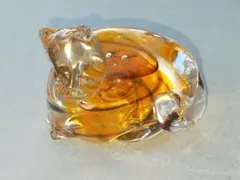 ♥ペーパーウェイト♥ガラス♥虎♥　トラ　アンティーク　レトロ　骨董