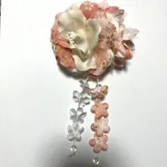 和装　髪飾り　ブローチ　和風