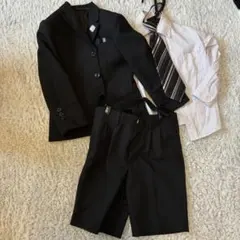 フォーマルスーツセット 黒ストライプ