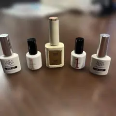 ジェルネイル×ベース、トップコート5点