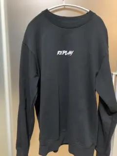 REPLAY ブラック スウェット Sサイズ　 新品未使用品 今週末で削除予定