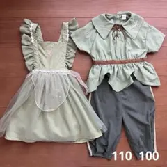 お揃い　コトリ　ティンカーベル　ピーターパン　110 100