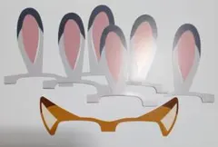 ズートピア2　3D版4D上映入場特典　3Dメガネ用カスタム耳型ステッカー2種4枚