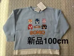 新品 ソニック ザ ヘッジホッグ トレーナー 100cm 裏起毛　スウェット
