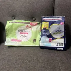 お産用パッド2種セット dacco feel ROYAL gather 合計4枚