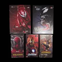 ZD TOYS MARVEL フィギュア スパイダーマン アイアンマン 5点のサムネイル