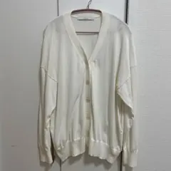 FRAMeWORK カーディガン コットン 大きめ ホワイト