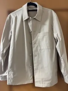 UNIQLO 感動シャツジャケット/コットンライク（男女兼用）Sベージュ
